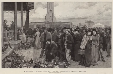 En London Fair, fredag på Metropolitan Cattle Market